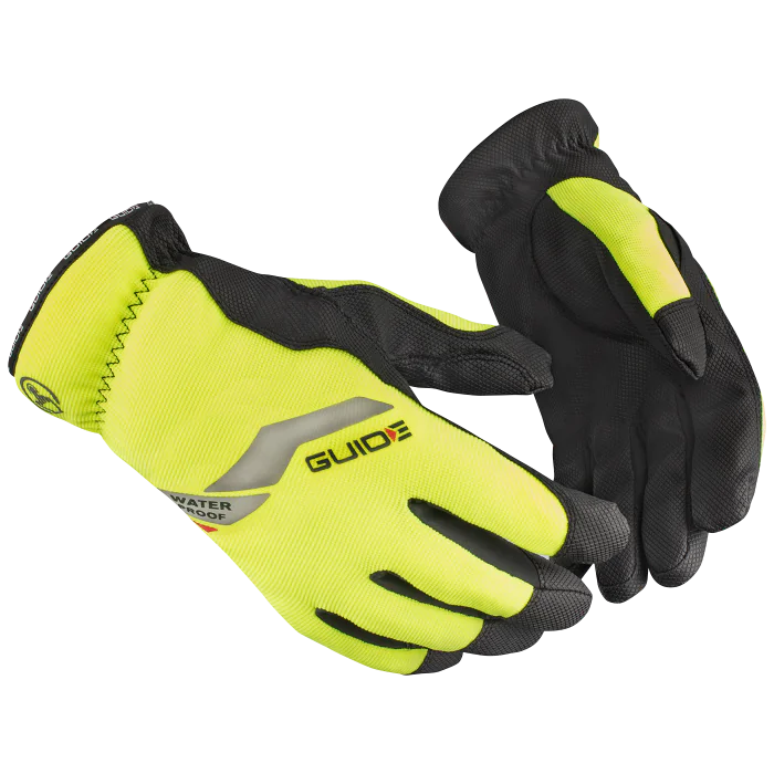 Guide Vinterhanske – Vanntett, 3 Par (Gul/Svart, Størrelse 7-12), SSK-432