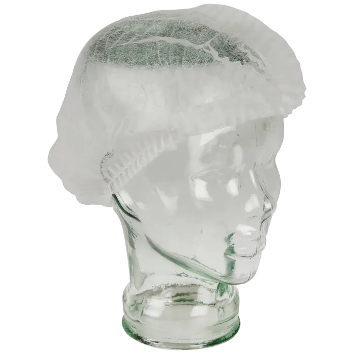 L.Brador Korttidslue Clip Cap – Komfortabel og Praktisk (294500889, Hvit, 100 Stykk)