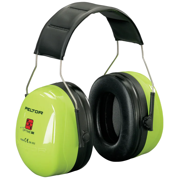 3M Peltor Optime III Hi-Viz – Hørselvern Med Høy Synlighet (466101128, Hivis gul, 1 Stykk)