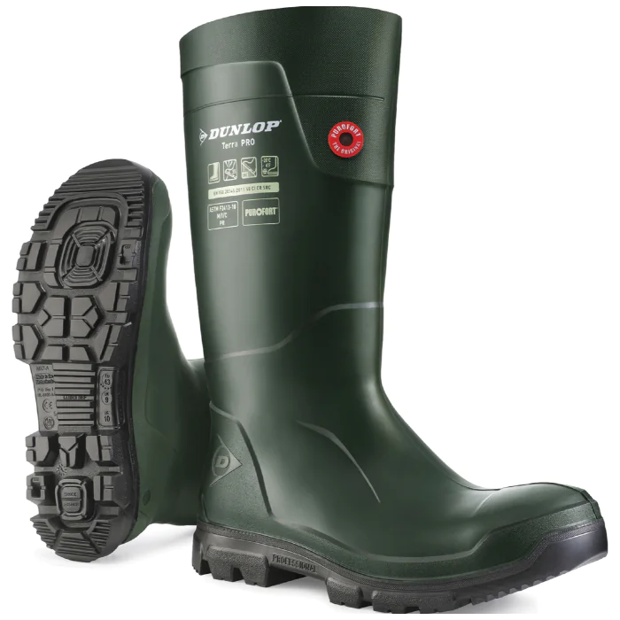 Dunlop Vernestøvel – Lett, Slitesterk (Grønn, 1 Par), SSK-925