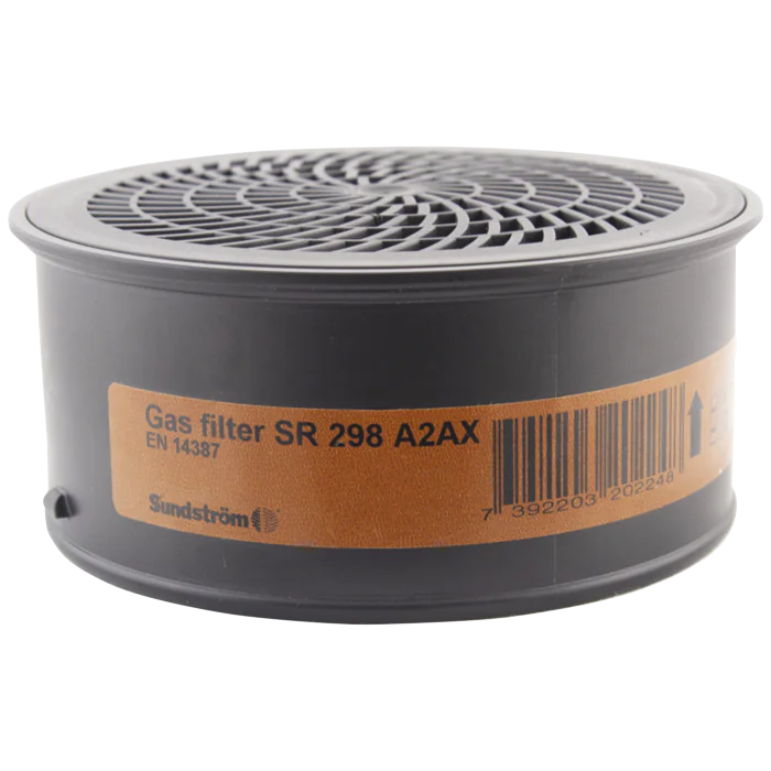 Sundström Gassfilter SR 298 A2AX – Beskyttelse mot organiske gasser (553300278, 3 Stykk)