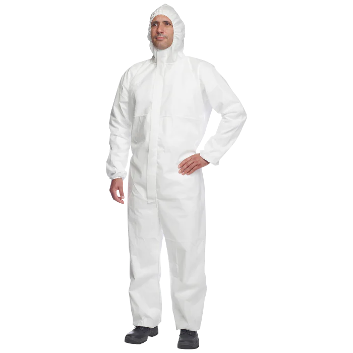 ProShield Korttidsdress – Komfortabel Beskyttelse (Hvit, 1 Stykk, Størrelse: M-3XL), SSK-653