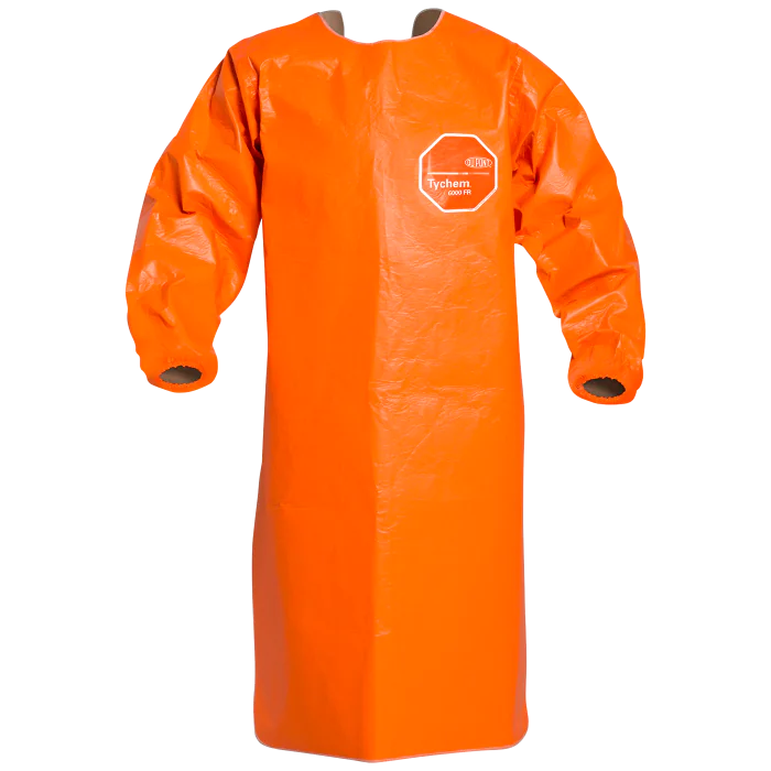 DuPont Tychem Korttidsfrakk – Beskyttelse, Oransje, S–3XL, SSK-544