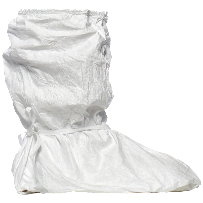 Tyvek Støveltrekk – Hvit, Elastisk Sklisikring (1 Par, størrelse M–L), SSK-469