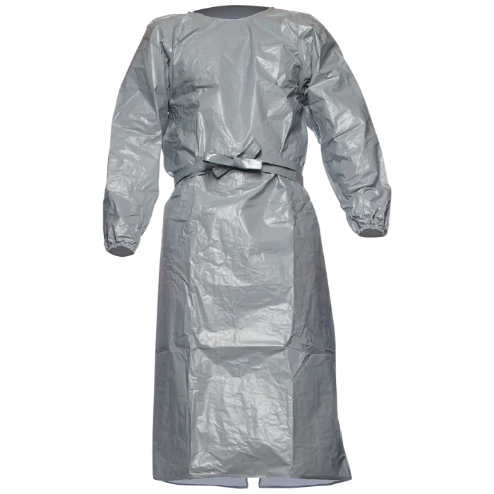 DuPont Tychem Frakk – Kjemikaliebeskyttelse (Grå, 25 stk, S–2XL), SSK-521