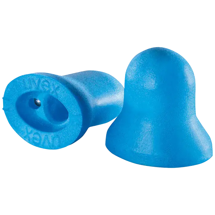 Uvex Ørepropp Xact-F – Høy støyreduksjon (616060905, Blå, 1 Stykk)