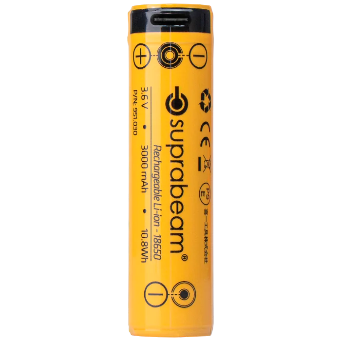 Suprabeam Batteri Q3R – Oppladbart, 3000 mAh (677100137, 1 Stykk)