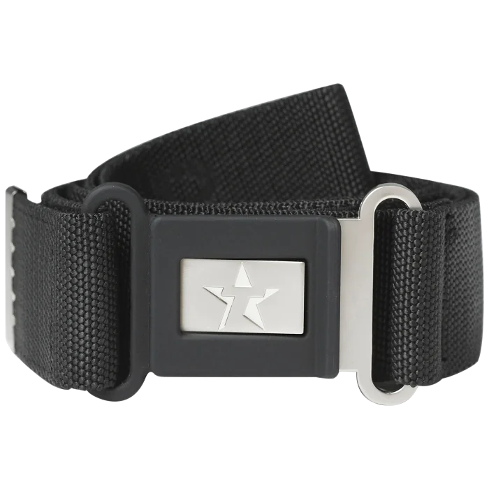 Texstar Stretchbelte – Komfortabelt, Svart, 1 Stykk, SSK-713