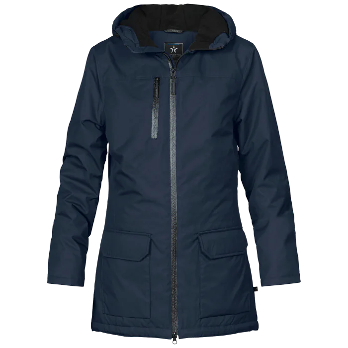 Texstar Vinterparkas – Varm og vindtett (Marineblå, Rød, Svart | XS–2XL), SSK-116