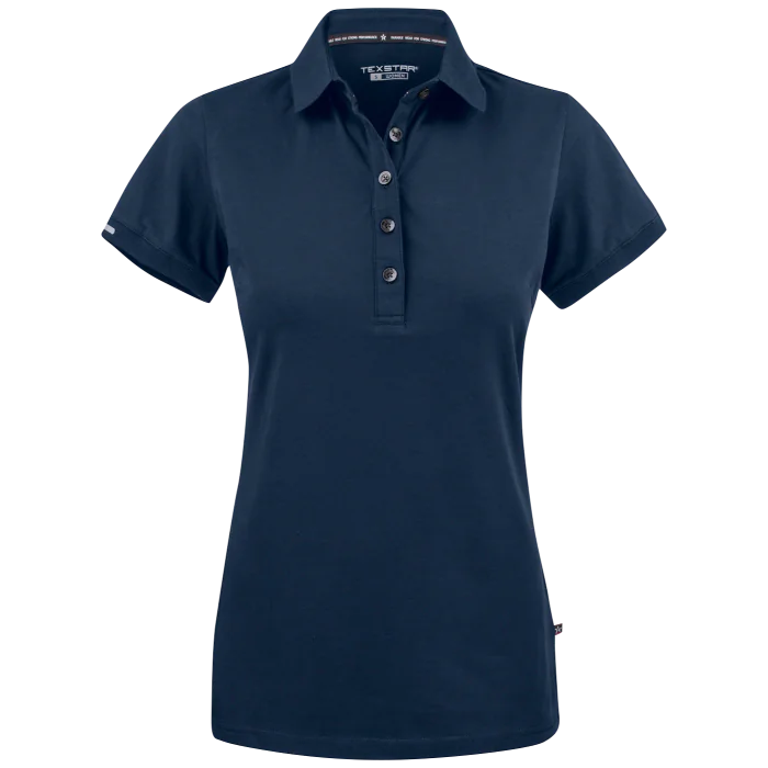 Texstar Piké – Myk, antibakteriell komfort (Marineblå/Svart, XS–2XL), SSK-537