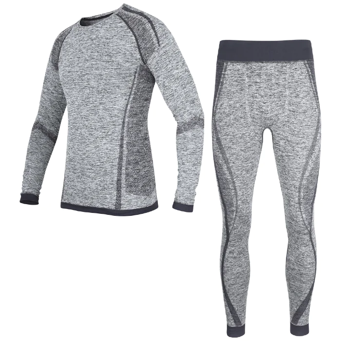 Texstar Undertøysett – Komfortabelt, sømløst (Grå, 1 Stykk, 2XS–5XL), SSK-574
