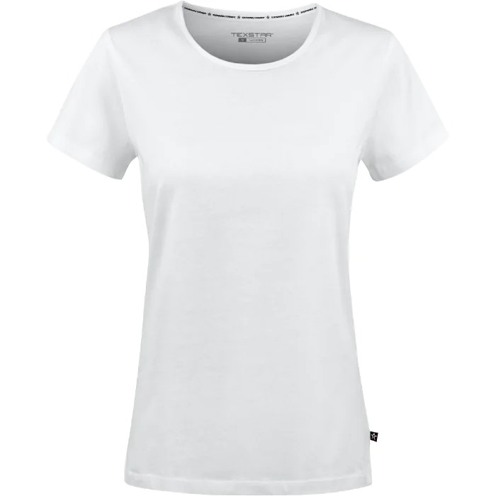 Texstar T-skjorte – 100% Økologisk Bomull (Hvit, Mørk grønn, Svart, Marineblå | XS–3XL), SSK-333