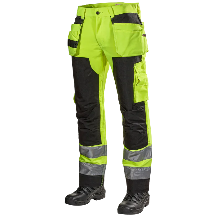 L.Brador Håndverksbukse – Vannavvisende, Slitesterk (Gul), SSK-771