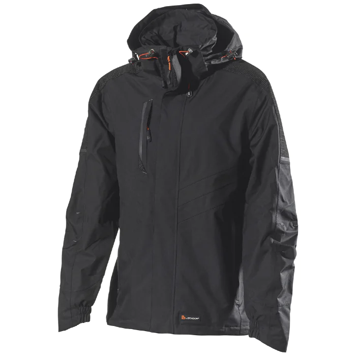L.Brador Skalljakke – Svart, vann- og vindtett, SSK-260