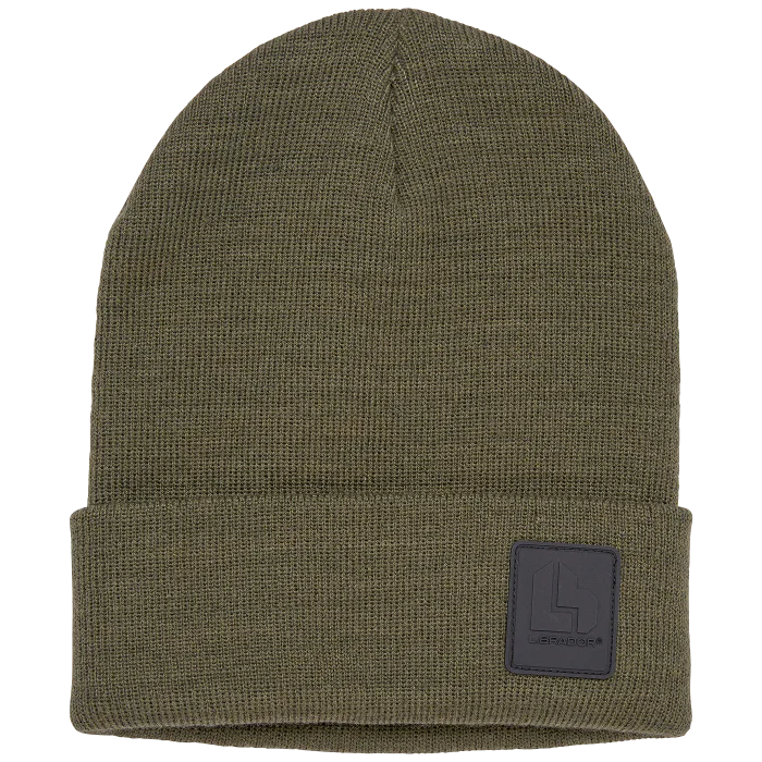 L.Brador Strikkelue – Varm og Komfortabel (Grønn/Grå/Svart, One Size), SSK-1013
