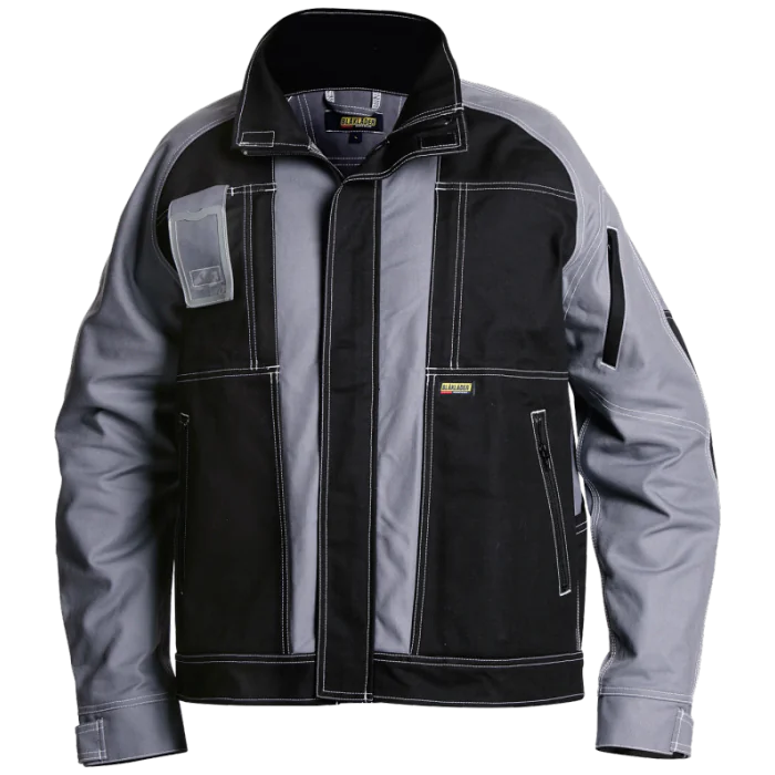 Blåkläder Industrijakke – Komfortabel og Praktisk ( 811403674, Grå/Svart, 1 Stykk, størrelse-XXL )