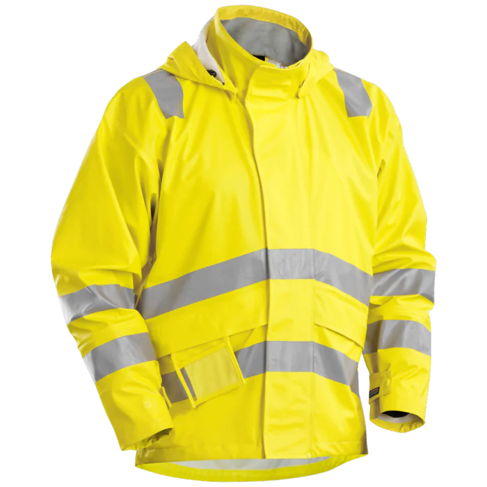 Blåkläder Regnjakke – Flammehemmende, Vanntett (Gul, Størrelser XS-3XL), 1 Stykk, SSK-B789