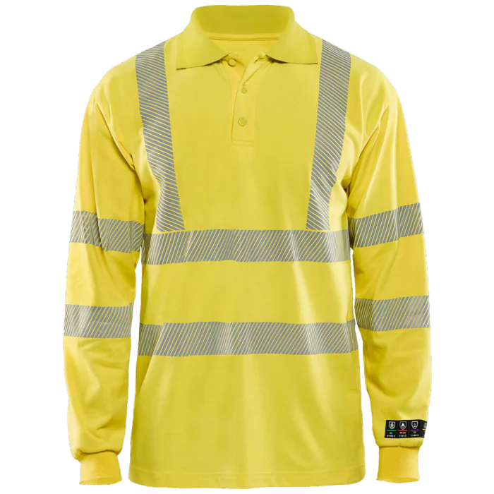 Blåkläder Piké – Flammehemmende Høy Synlighet, 1 Stykk, SSK-B108