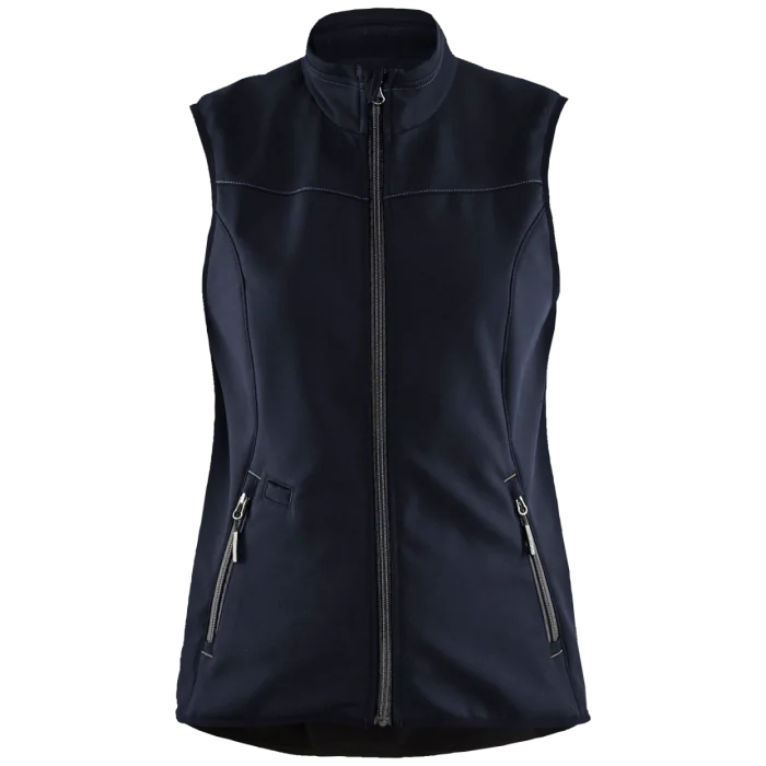 Blåkläder Softshell Vest – Vindavvisende, Komfortabel (Dame, Flere Farger, Størrelser XS-3XL), 1 Stykk, SSK-B113
