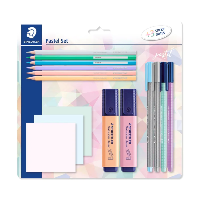 Staedtler Pastell Linje Farge Sett (Assortert, 12-15 Stykker), SDC-536