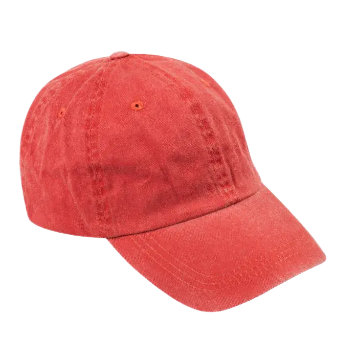 Tracker Original Stonewashed Cap – Lett, Klassisk Design ( 603506, rød, 1 Stykk )