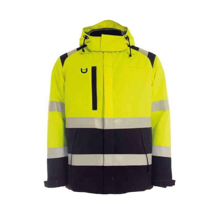 Tranemo Vinterjakke – Flammehemmende, Vanntett (Gul/marineblå, flere størrelser),  1 Stykk, STN-510993
