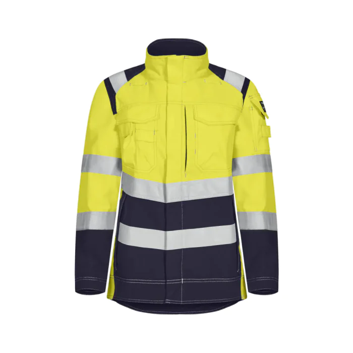 Tranemo Damejakke – Lett, Flammehemmende (Gul/marineblå, Størrelser S-2XL, SPC),  1 Stykk, STN-583881