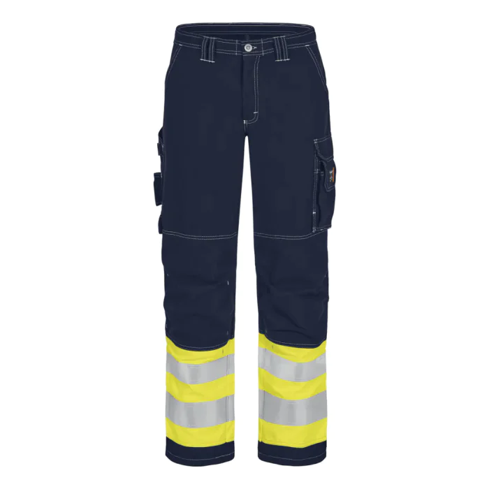 Tranemo Damebukse Windbreaker – Flammehemmende, Vindtett (Gul/marineblå, størrelse 36-48),  1 Stykk, STN-586381