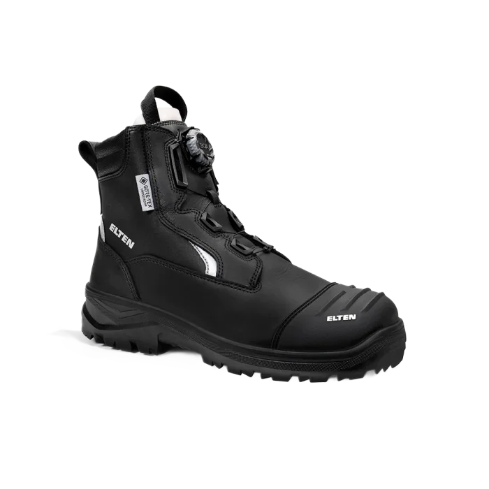 Elten Fraser Pro Boa GTX Mid F1PA Støvler – Vanntett, Høy Slitestyrke (Svart, Størrelser 35-50),  1 Par, STN-766901