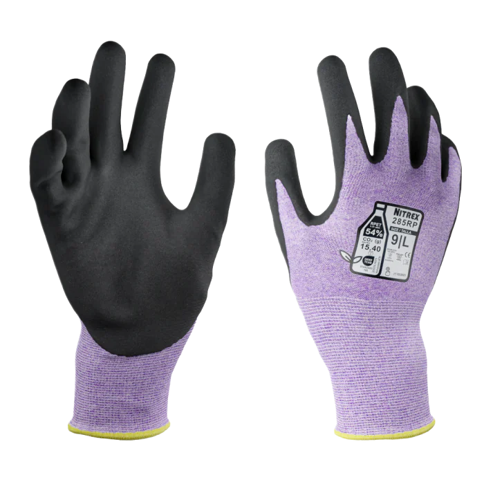 Nitrex Høy Grip Touchscreen Arbeidshansker – Bærekraftig, Høy Slitestyrke, 5 Par, SUG-285RP-XX