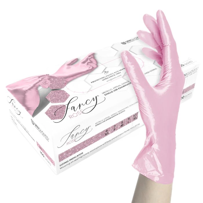 Unigloves Fancy Nitrilhansker – Kjemikaliebeskyttelse, 1000 Stykk, SUG-750X-753X