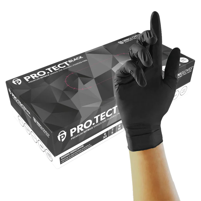 Unigloves PRO.TECT Nitrilhansker, 1000 Stykk, SUG-GA004X