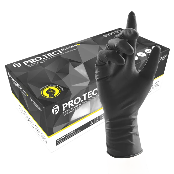 Unigloves PRO.TECT Nitrilhansker og Hansker, 1000 Stykk, SUG-GA007X-9X