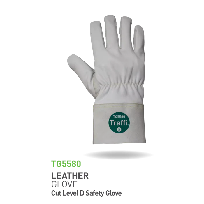Traffi Cut D Hansker med Aramid Forsterkning, 10 Par, STR-TG5580