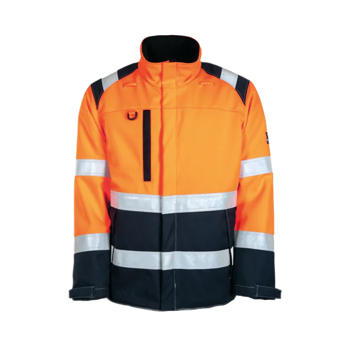 Tranemo Vinterjakke – Flammehemmende, Vanntett (Oransje/marine, Størrelser XXS-4XL),  1 Stykk, STN-520582