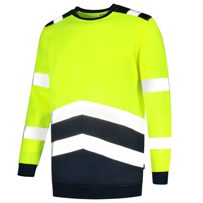 Tricorp genser med rund hals High Vis Bicolor, 1 Stykk, SUT-303004