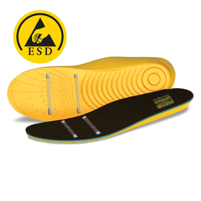 MEGAComfort PAM ESD Innleggsåle – Optimal Stabilitet og Komfort, 1 Par, SSS-4339-44