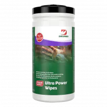 Dreumex Power Wipes, Heavy Duty Hånd- og verktøy-rengjøringsservietter, store multifunksjonelle engangshåndklær, perfekt for å fjerne smuss, tjære, olje, fett, 90 stykker, SKC-1265407-1