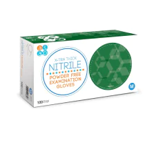 ASAP 20710 Blue X-Tra tykke nitrilpulverfrie undersøkelseshansker, 1 pall, SAS-20710