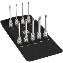 Wera Bit Socket Set – TORX® HF og Zyklop, 1 Boks, SWE-385