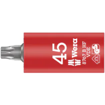 Wera Zyklop Bit Socket – VDE Isolert, Kompakt (TX 20-45), 1 Stykk, SWE-390