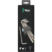 Wera Hex-Plus L-nøkkelsett – Rustfritt Stål, 1 Boks, SWE-123