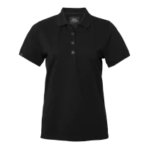 SouthWest Solid Polo – Slank Passform, Holdbarhet(1000216, Svart, Dame, 1 stykke pologenser, størrelse-XS)
