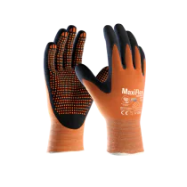 ATG MaxiFlex Endurance Ad-Apt HT hansker, unisex, oransje, 12 par, størrelse 6-12, SBG-1000299