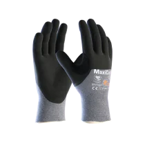 ATG MaxiCut Oil 4C 3/4 hansker, unisex, blåmelert, 12 par, størrelse 6-11, SBG-1000308