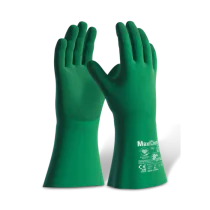 ATG MaxiChem Cut Tritech hansker, unisex, grønn, 12 par, størrelse 7-11, SBG-1000441