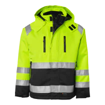 Top Swede 131 Jakke, Unisex, Fluorescerende, Størrelse XS-3XL, Farger: Gul/Svart, Gul/Marine, Oransje/Marine, SBG-1000695