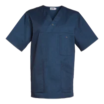 South West Malte V-Tunika, Unisex, Blåmelert, Størrelse XXS-5XL, SBG-1000715