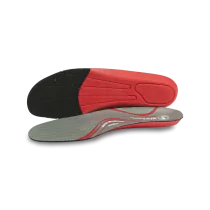 Sixton Modular Fit High Innersåle, Unisex, Svart/Rød, Størrelse 36-48, SBG-1001225