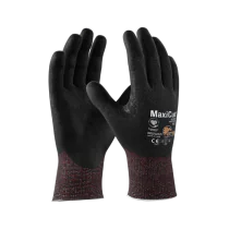 ATG MaxiCut Ultra F hansker, unisex, svart, 12 par, størrelse 5-12, SBG-1001754